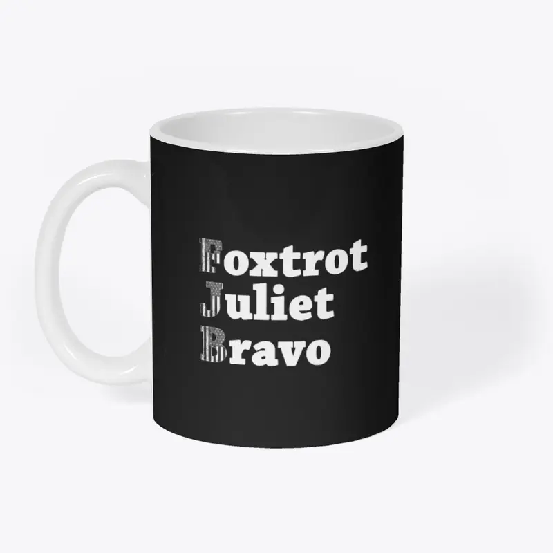 Foxtrot Juliet Bravo Mono Flags