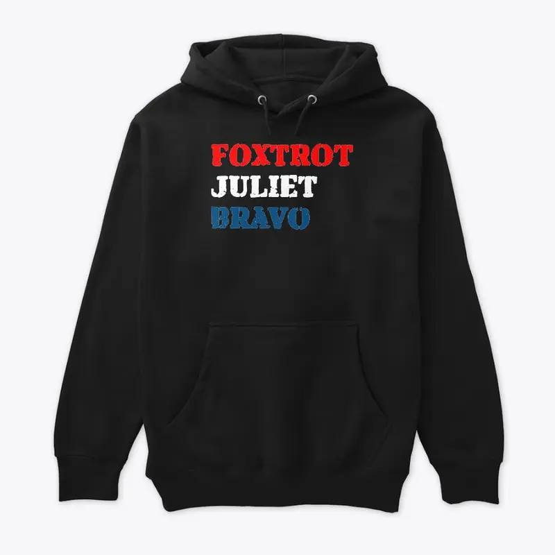 Foxtrot Juliet Bravo Red White Blue Mil