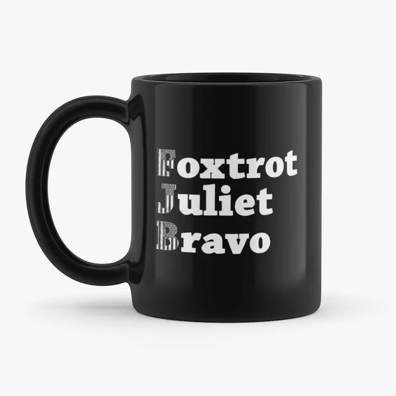 Foxtrot Juliet Bravo Mono Flags