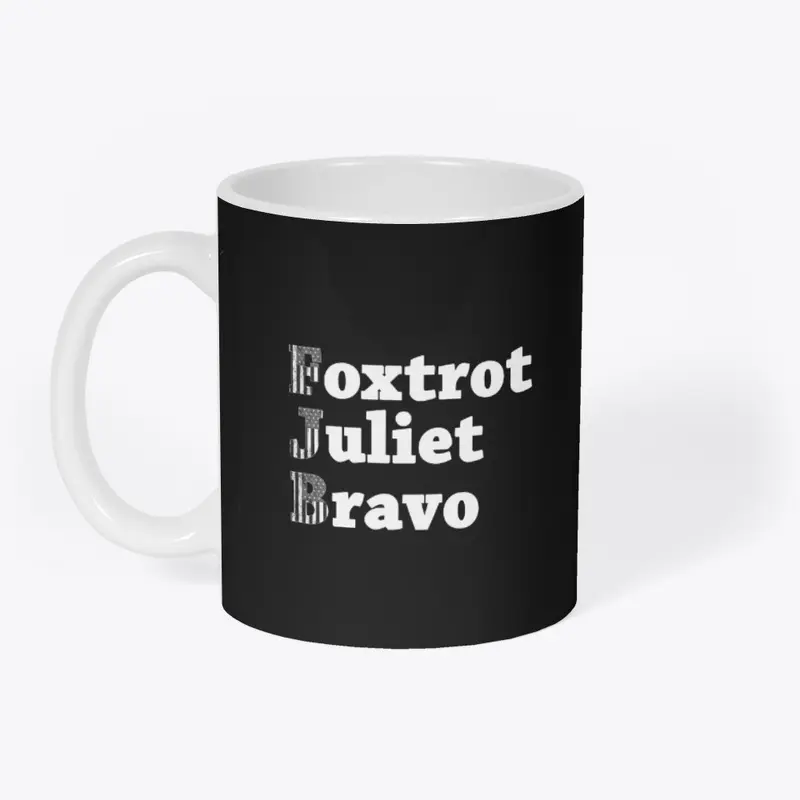 Foxtrot Juliet Bravo Mono Flags