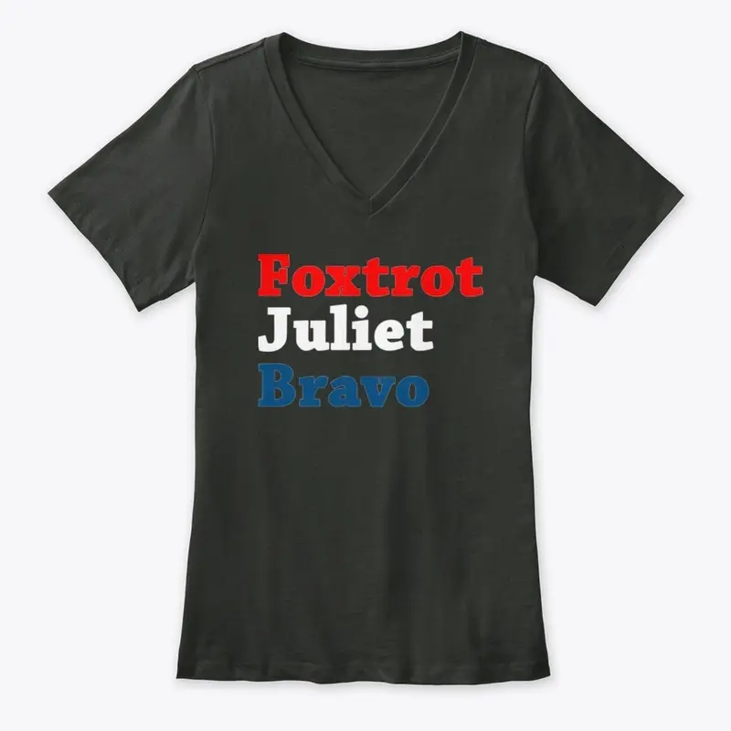 Foxtrot Juliet Bravo Red White Blue