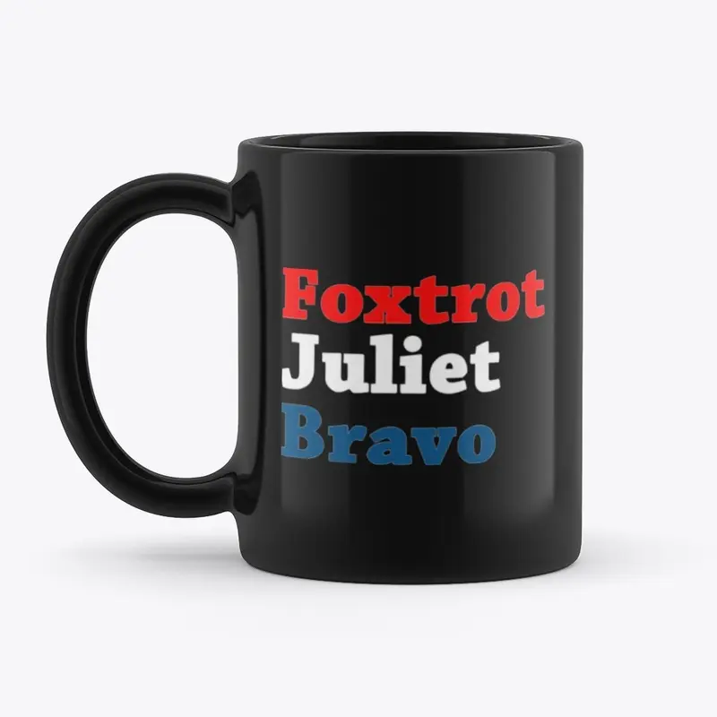 Foxtrot Juliet Bravo Red White Blue